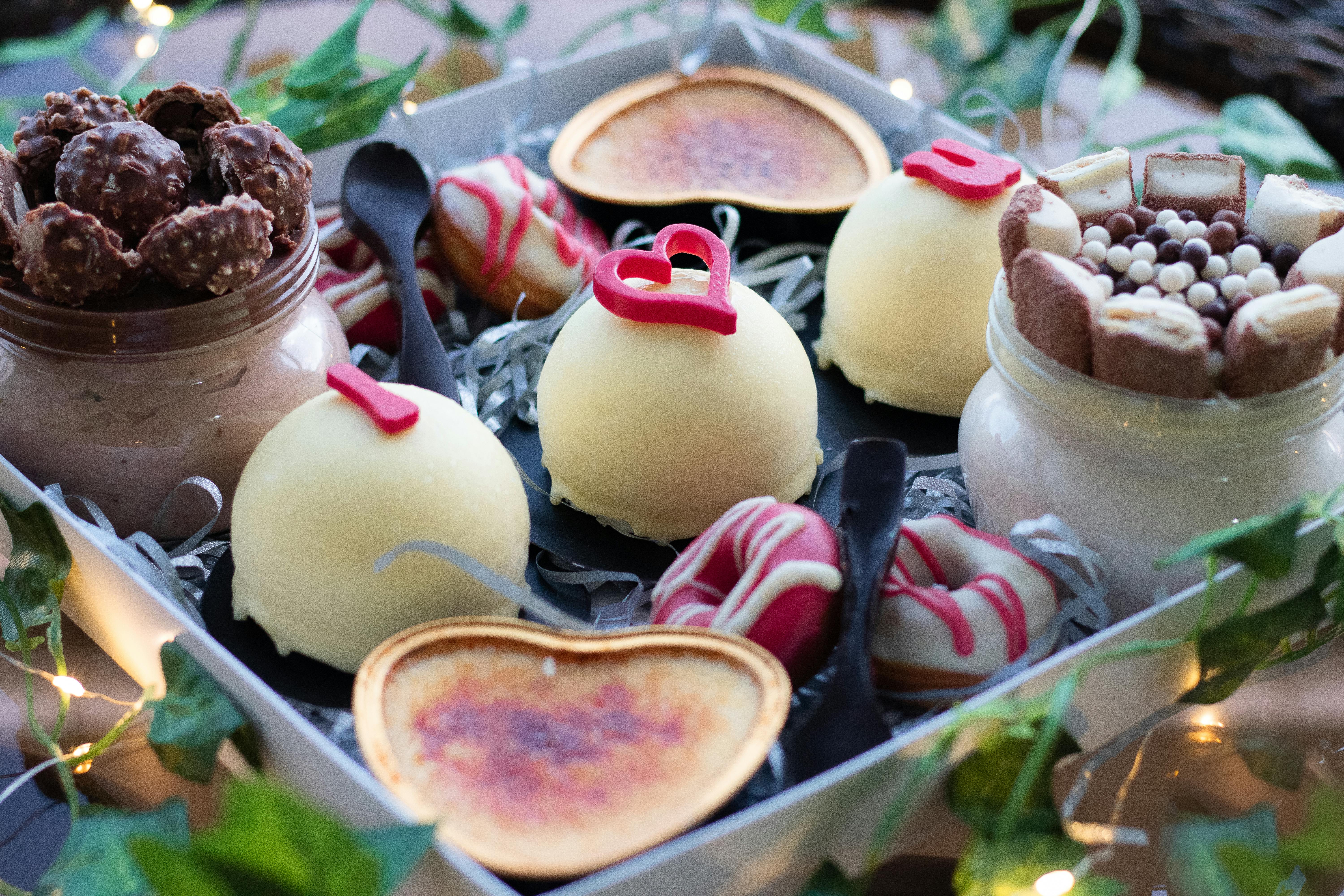 A varied platter of sweet treats